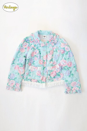 [JOLIE LAIDE] 1960's floral quilted robe 正規品 韓国ブランド 韓国通販 韓国代行 韓国ファッション jolielaide Vintage Lover Club 日本 店舗