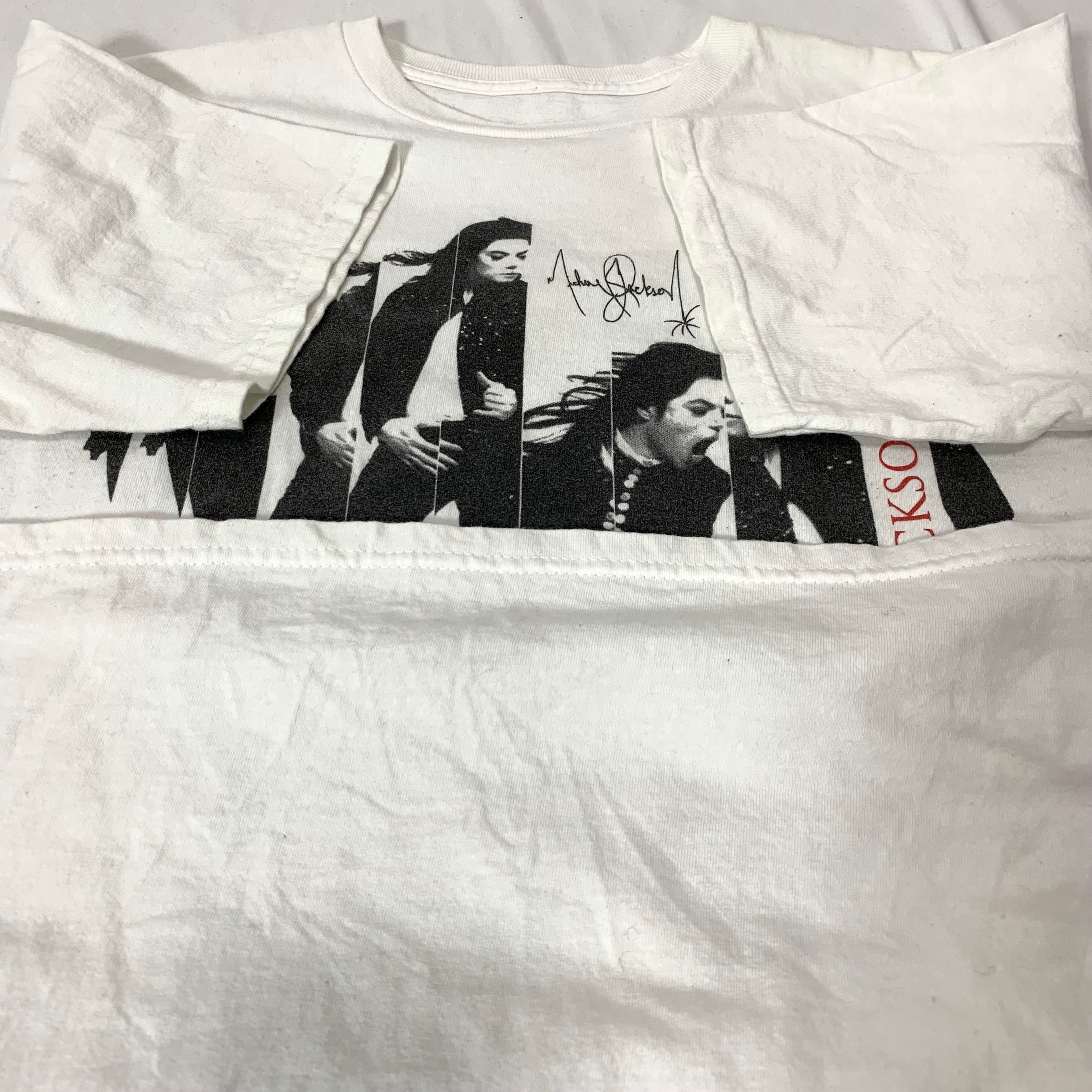 old MICHAEL JACKSON print T-shirt BAND T-shirt マイケル ジャクソン