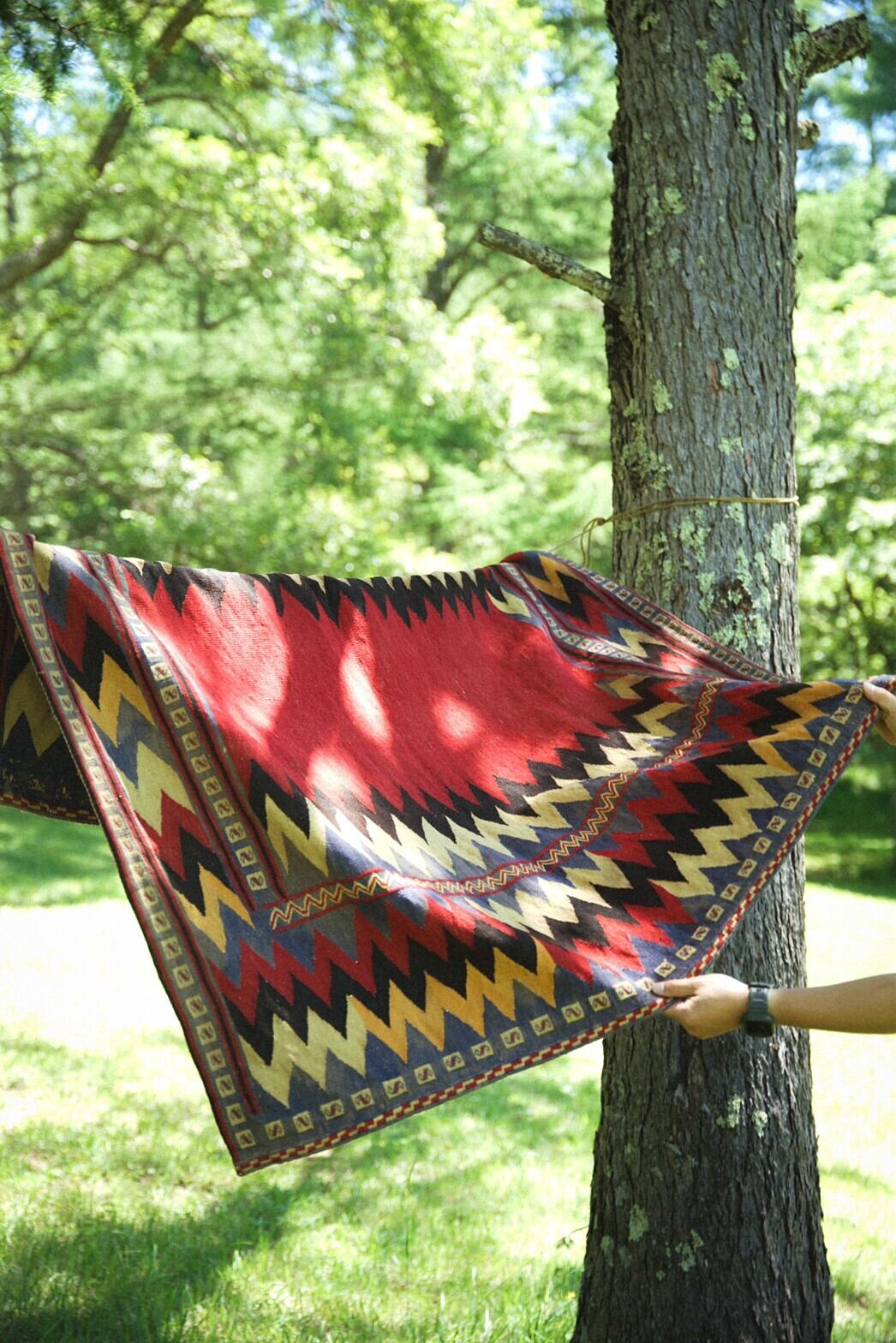 438-Vintage Sofrah kilim