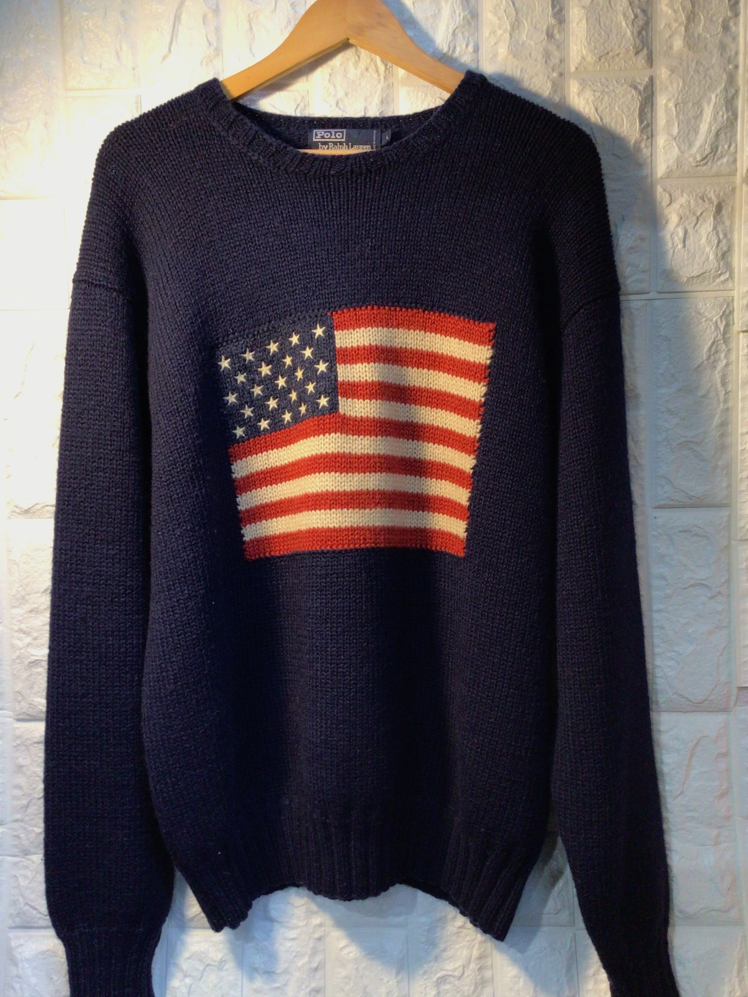 POLO Ralph Lauren 90s 星条旗 ウール100% セーター | Choose Clothes