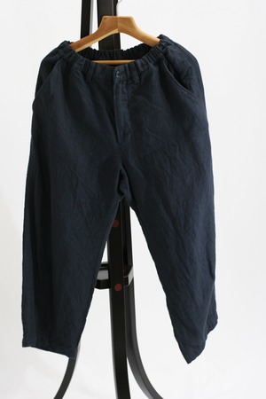 【Vlas Blomme】KL Canvas DARTS PANTS / Dark Navy(63507035)