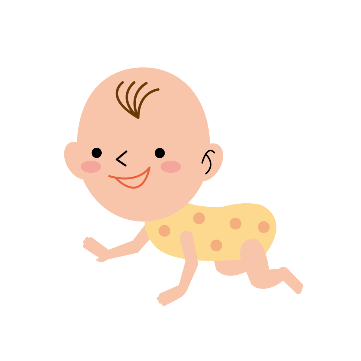 無料イラスト素材 赤ちゃんの表情 ポーズいろいろ 8sukeの人物イラスト屋 かわいいベクター素材のダウンロード販売