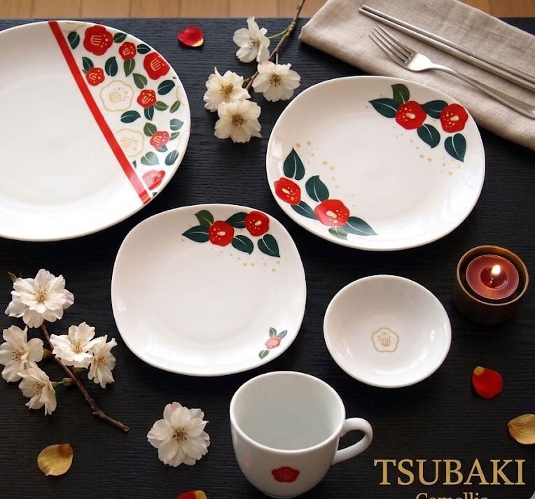椿 TSUBAKI 転写紙 A3サイズ （ポーセリンアート用転写紙