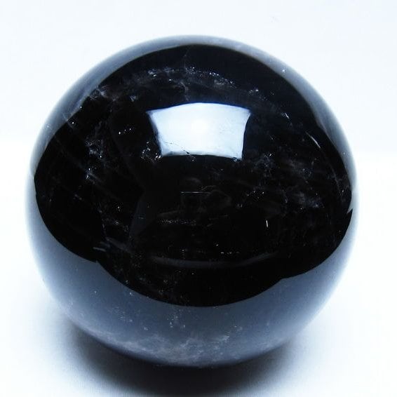 1.9Kg モリオン 黒水晶 丸玉 115mm スフィア 一点物 151-9411