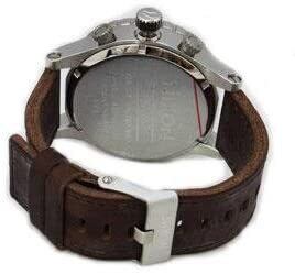 NIXON クロノグラフ 腕時計 シルバー/ブラウン