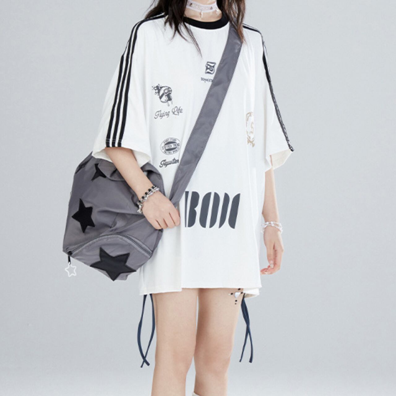 オーバースポーツトップス　3color　1217