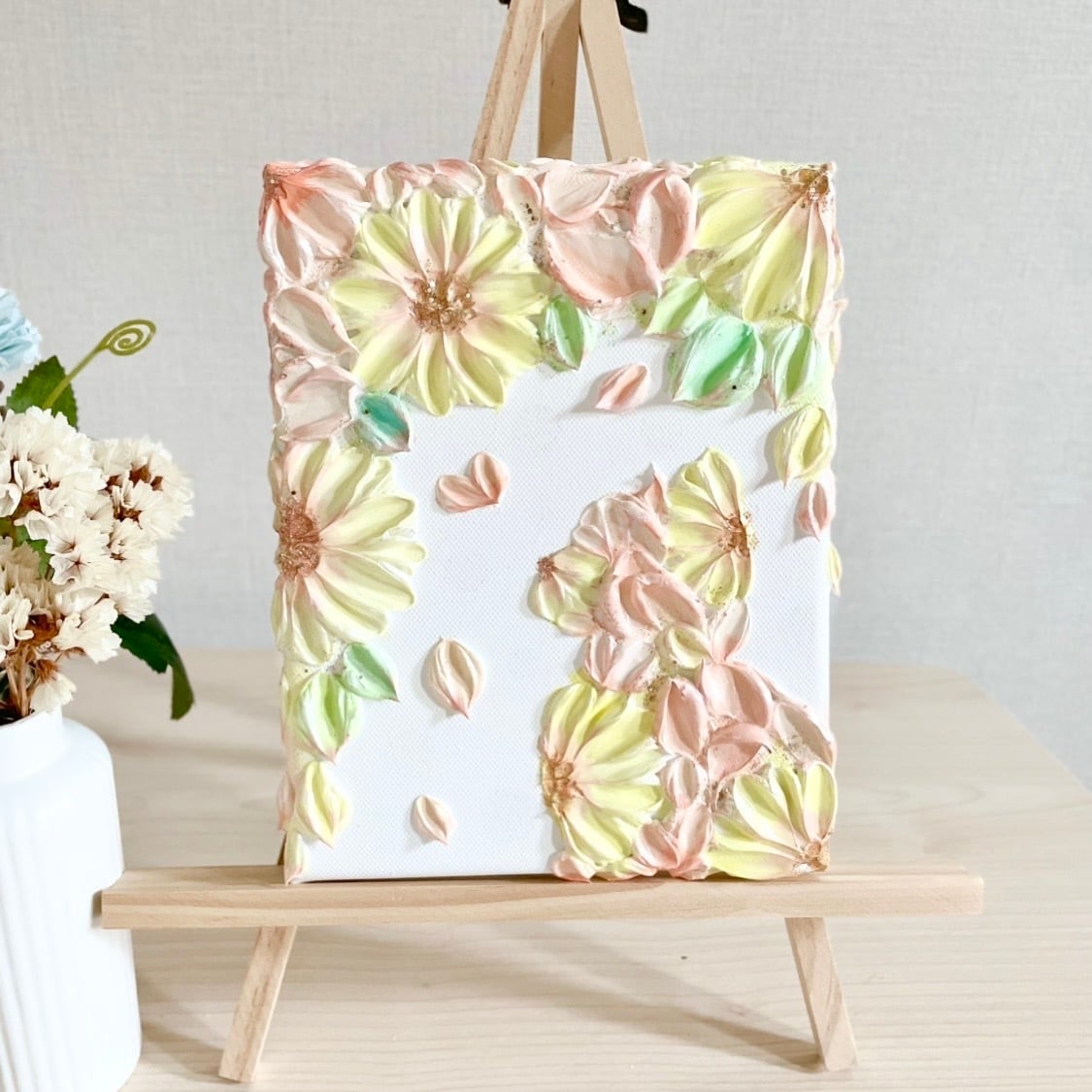 瞳の夕海」35×27㎝ 海のテクスチャーアート 猫好きギフト 引っ越し祝い