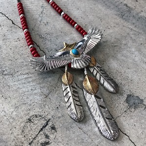 SSS-TOKYO SELECT / EAGLE FEATHER NECKLACE