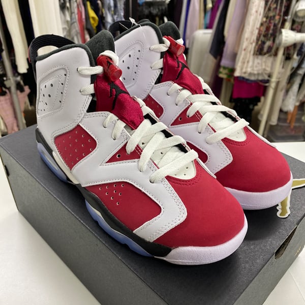 新品 Air Jordan 6 retro GS カーマイン 25センチ