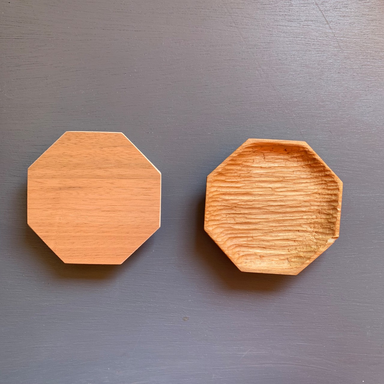 八角豆皿の手作りキットの豆皿のみ販売 WOODEN SMALL PLATE BLANK FOR HANDMADE