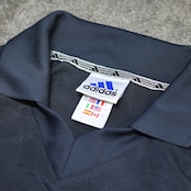 adidas charcoal gray design polo shirt