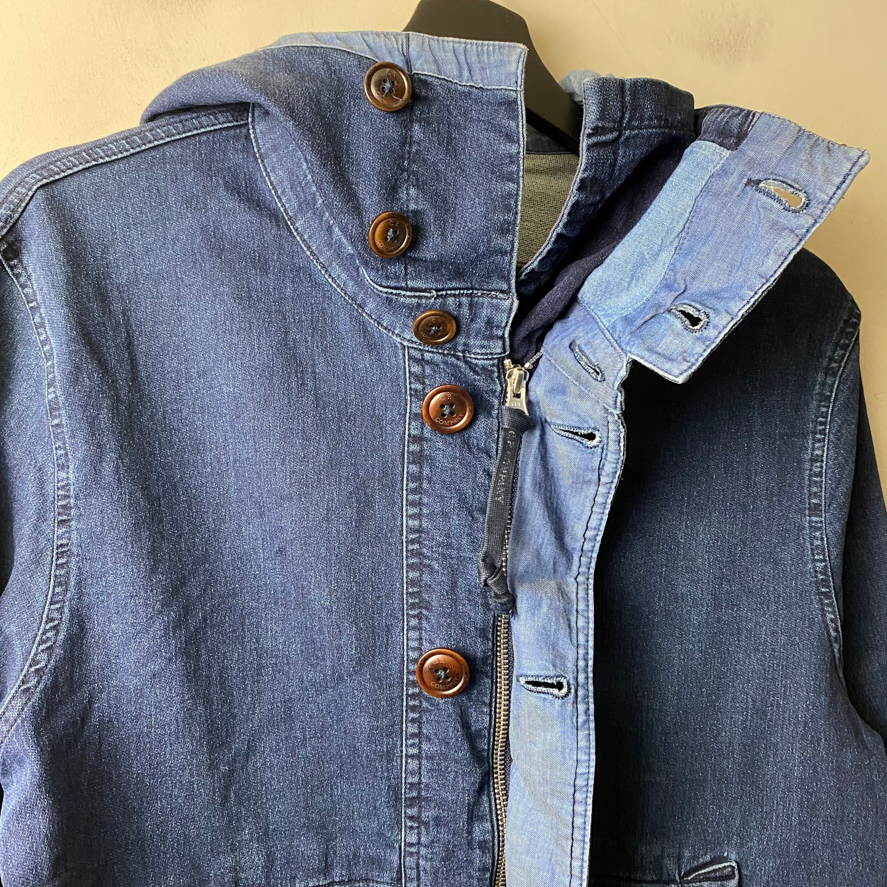 vintage C.P.COMPANY “goggles” denim jacket | NOIR ONLINE