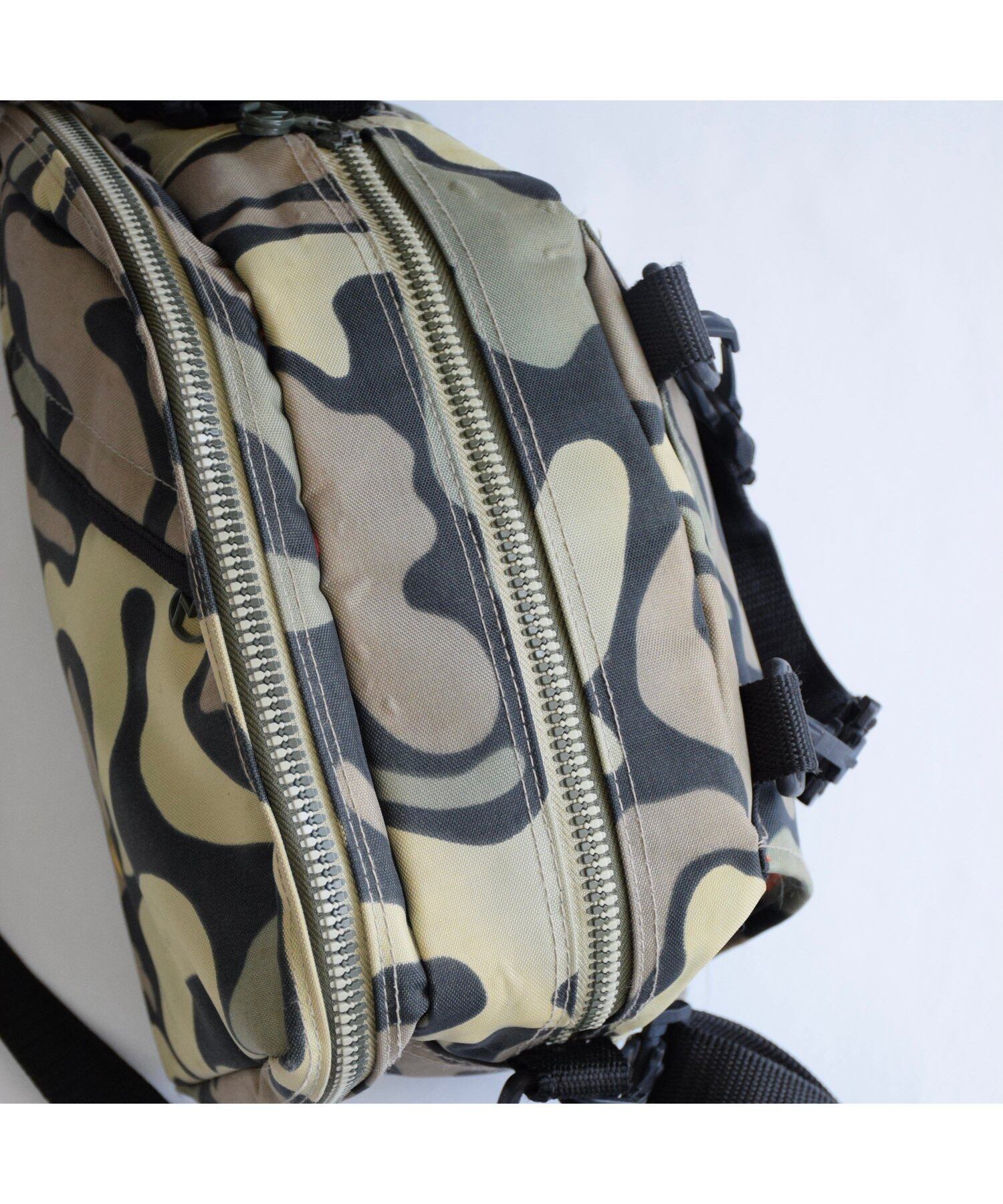 90's MAHARISHI “忍者タグ“3WAYカモフラージュバッグ カーキ マハリシ
