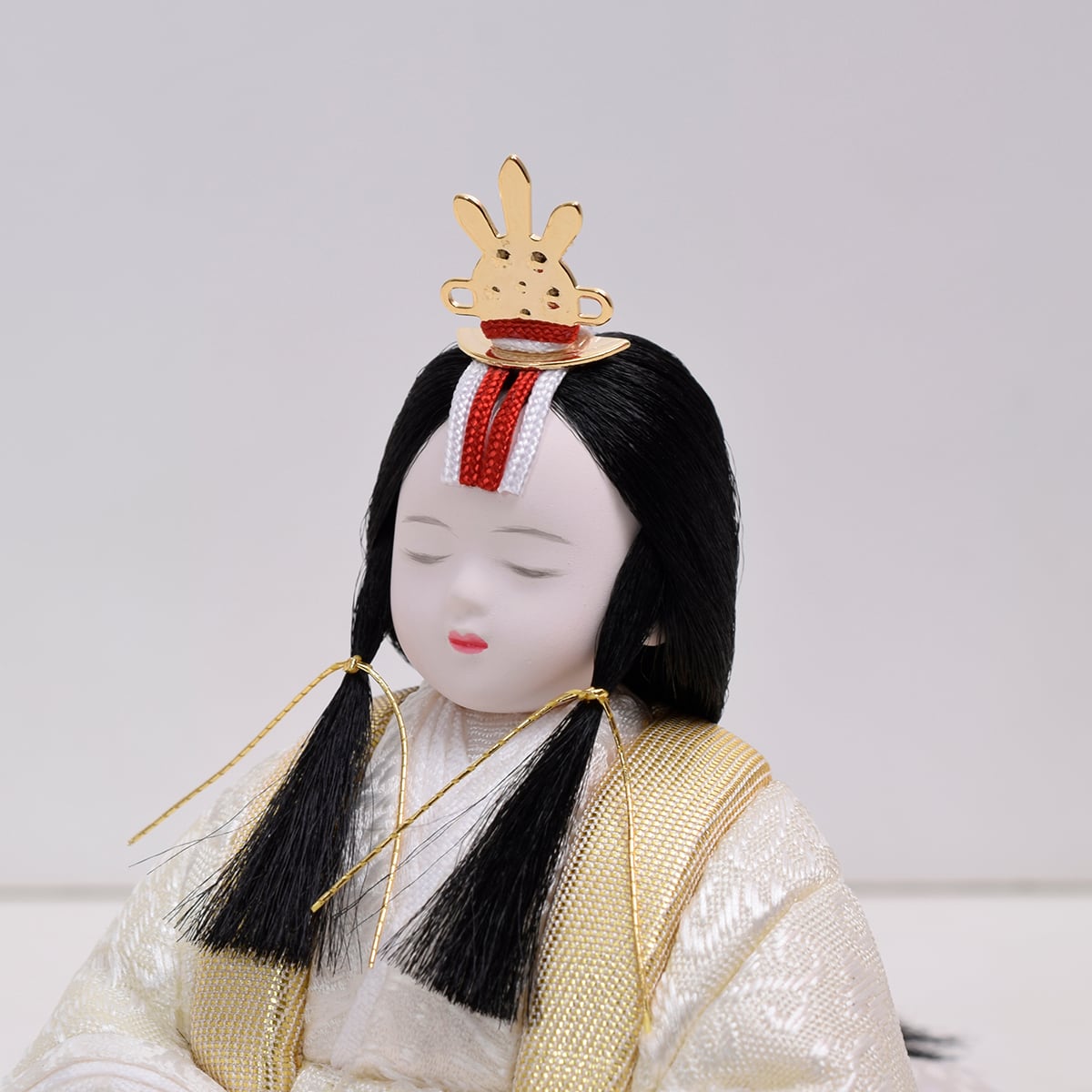 雛人形 木目込人形五人飾り【雪乃】おしゃれ｜モダン｜コンパクト