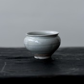 秋田菫　白瓷　小壺
