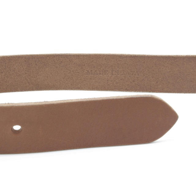 LOCAL WORKS　栃木レザーベルト　048L　”バケッタレザー”使用　オーバルバックルベルト　帯幅4㎝　男女兼用　バックル交換可能　長さ調整可　レザーベルト　革ベルト　ベルト　シュリンク加工