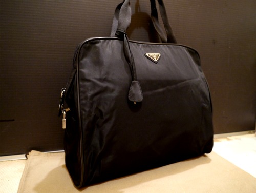 ◆PRADA プラダ A4対応 男女可 ハンド バッグ ブリーフ ケース 黒◆