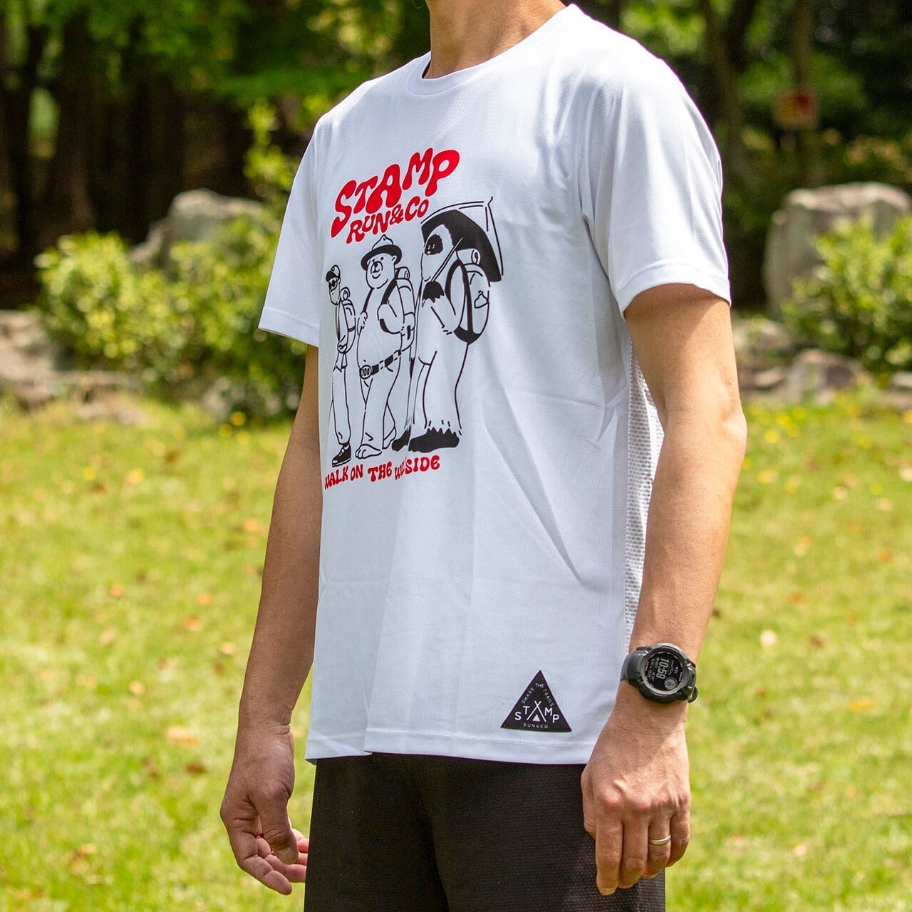 STAMP RUN&CO（スタンプランアンドコー）STAMP GRAPHIC RUN TEE (WALK