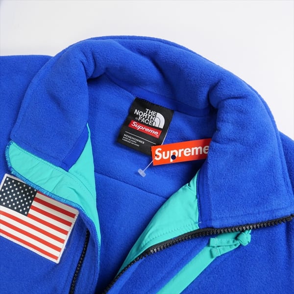 Supreme north face fleece royal 17ss