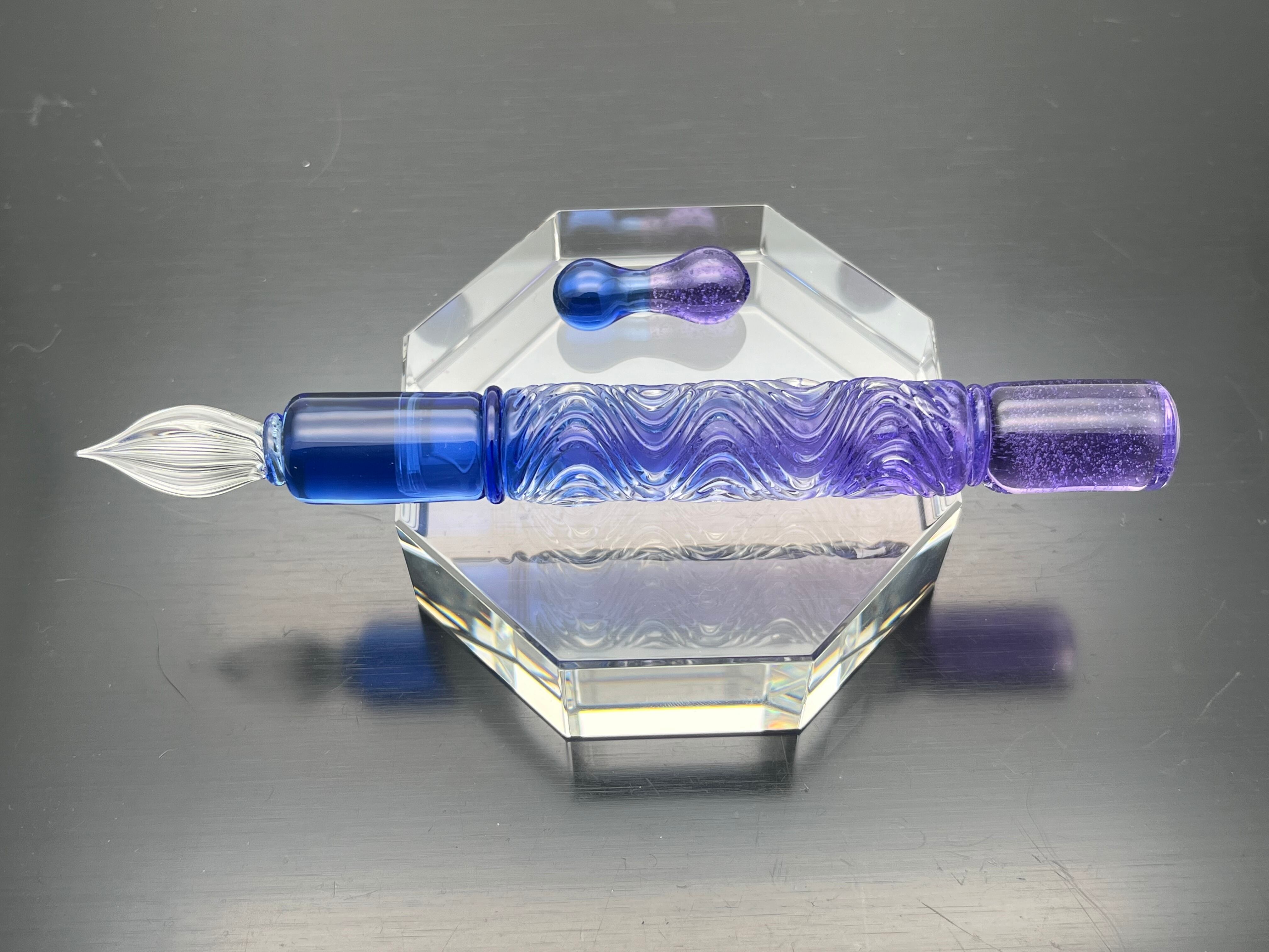 受注制作可能 SB(スペシャルブレンド) Pシリーズリミテッド『紫陽花』ガラスペン