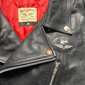 LEWIS LEATHERS × PAUL SMITH leather riders jacket