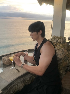 【Muscle Fit】Layered Ribbed Heley Neck Tank Top (3color)