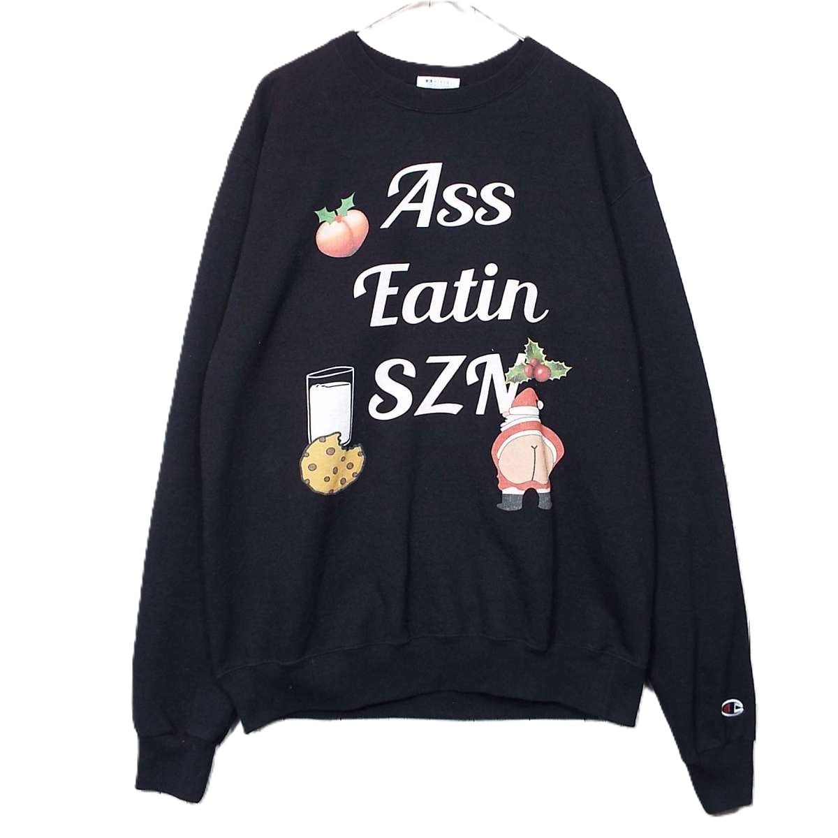 ミームスラング】champion チャンピオン Ass Eatin SZN カラー 両面