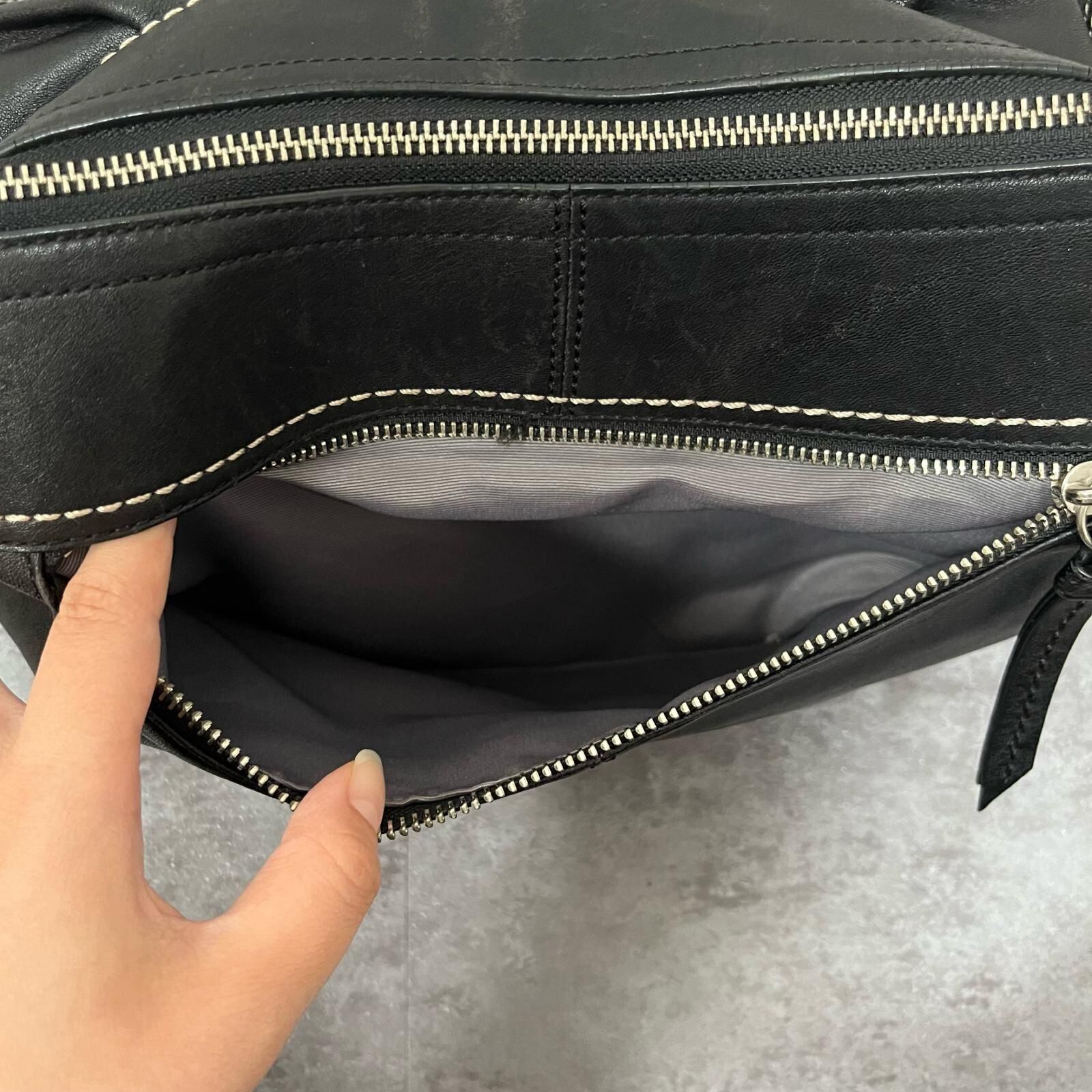 COACH】コーチ ショルダーバッグ ブラック レザー F13731 レディース