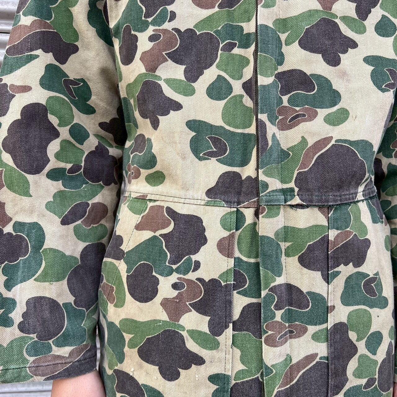 80s STLINGOUTDOORSINC ダックハンターカモ ダックハント ツナギ
