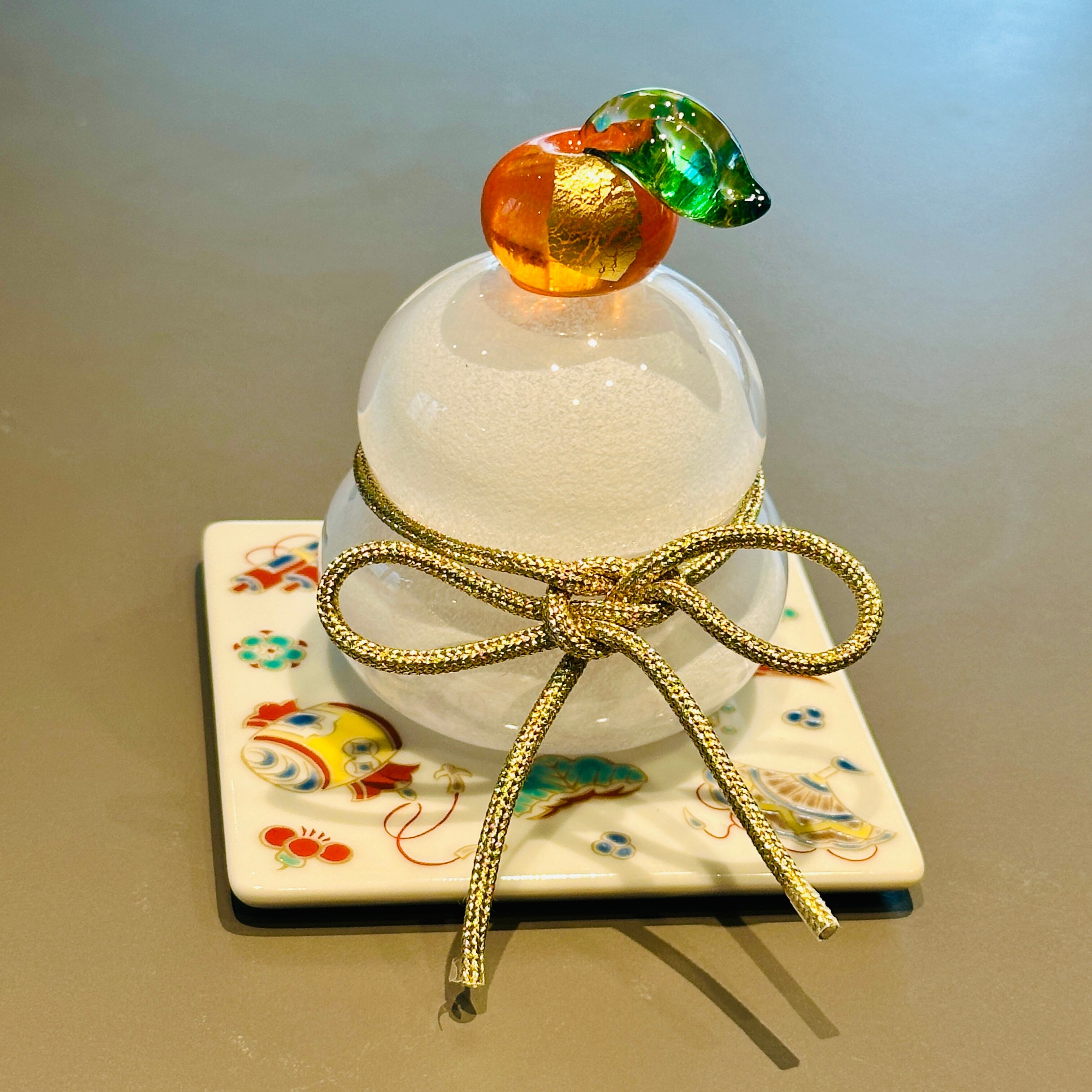 鏡餅　アメリカ　イタリア 鏡餅 | ICHI GLASS / 公式通販