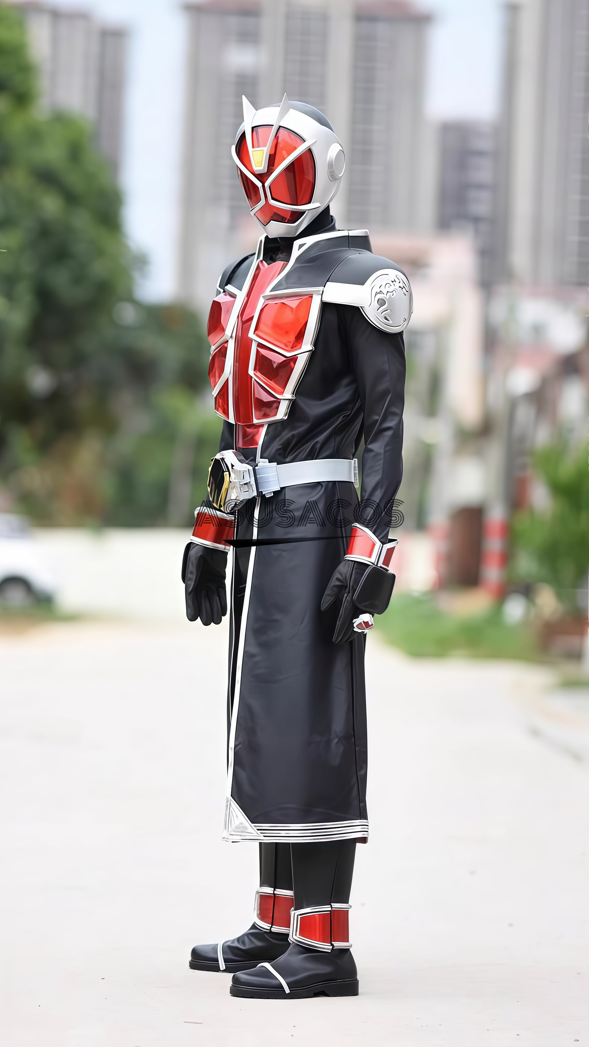 ASUSACOS 実物撮影！仮面ライダーウィザード コスプレ衣装（コルセット