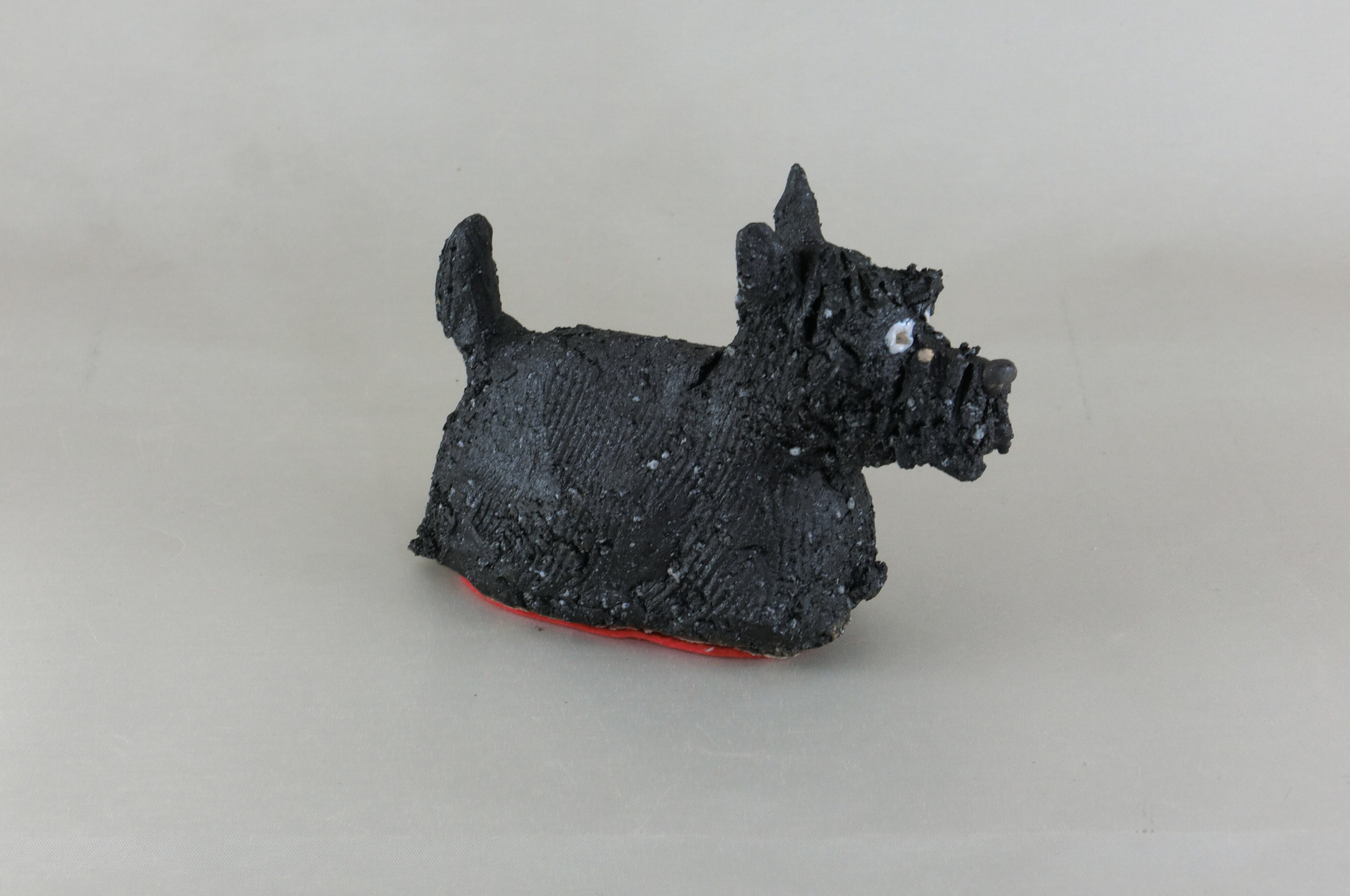 幸生窯　前川幸市作　犬　スコティッシュテリア