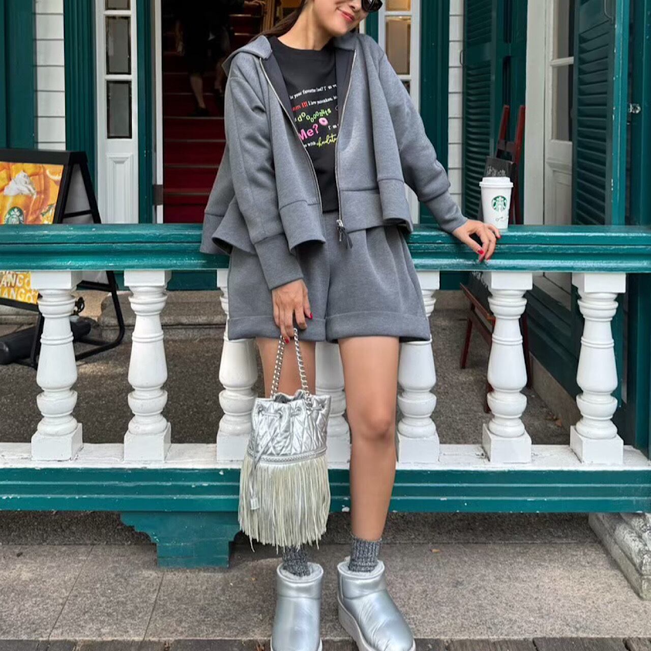 LINKABLE メッセージスウェットプルオーバー(ブラック) メッセージ