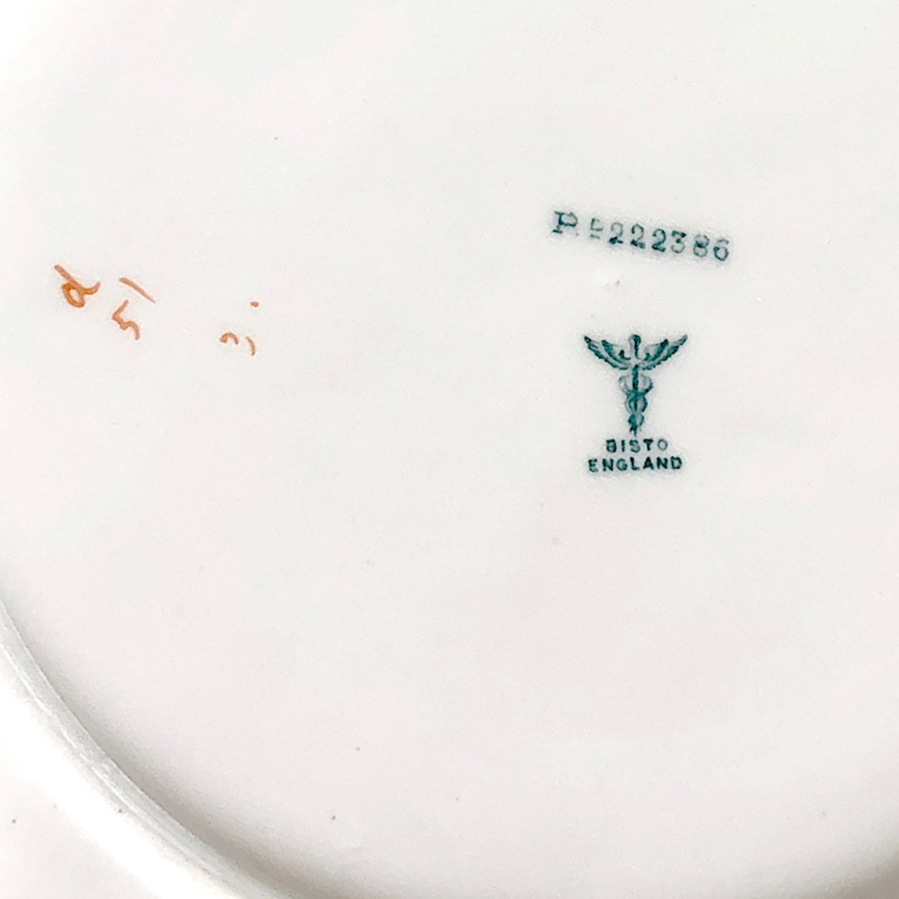 小薔薇の金彩プレート イギリスBISTO 11TWs115