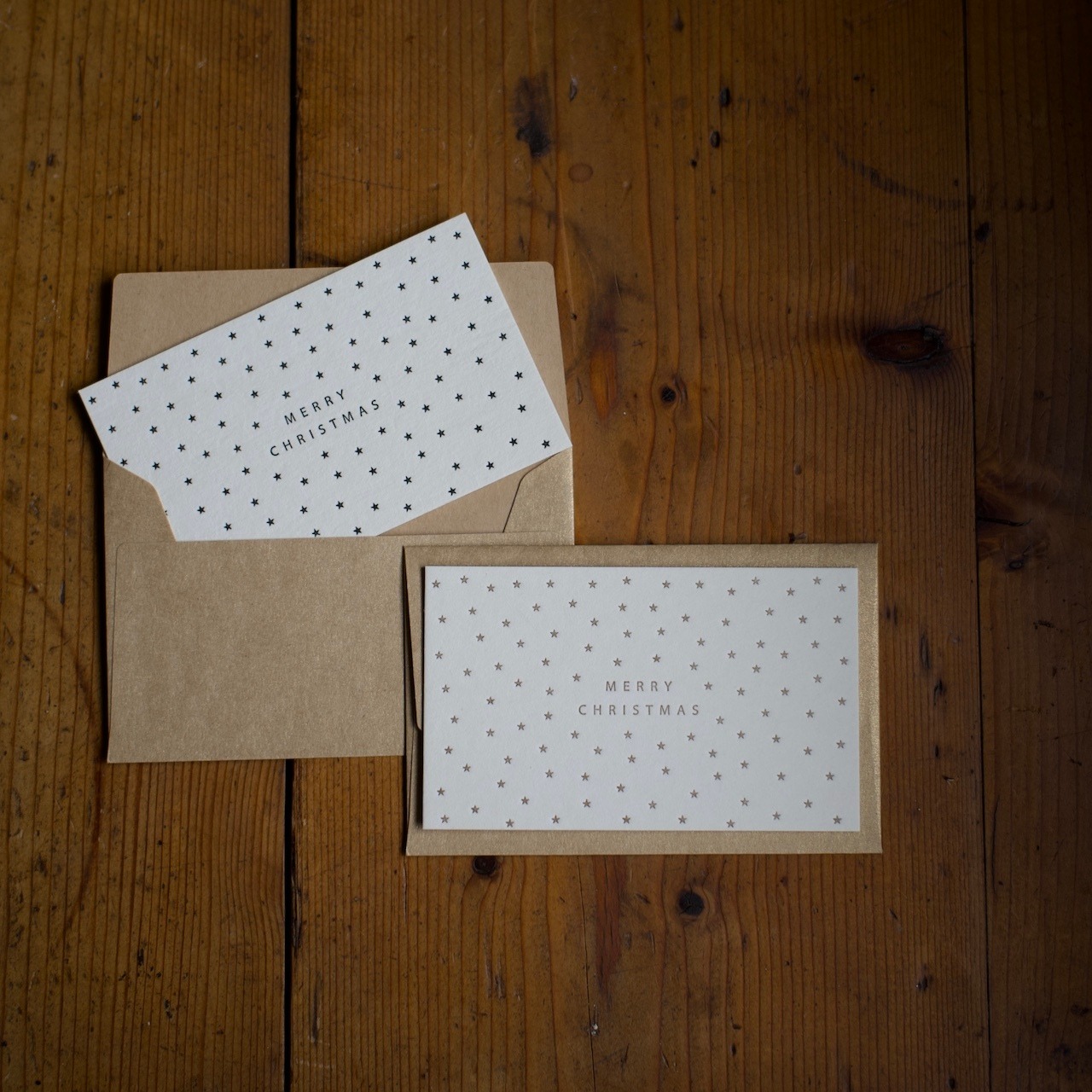 大枝活版室 / X'm Star mini card&envelope 〈クリスマス カード・ギフトカード・活版・メッセージカード〉