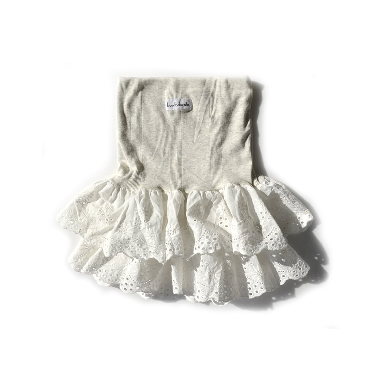 Glimmer Layered Frill Wear -light gray -