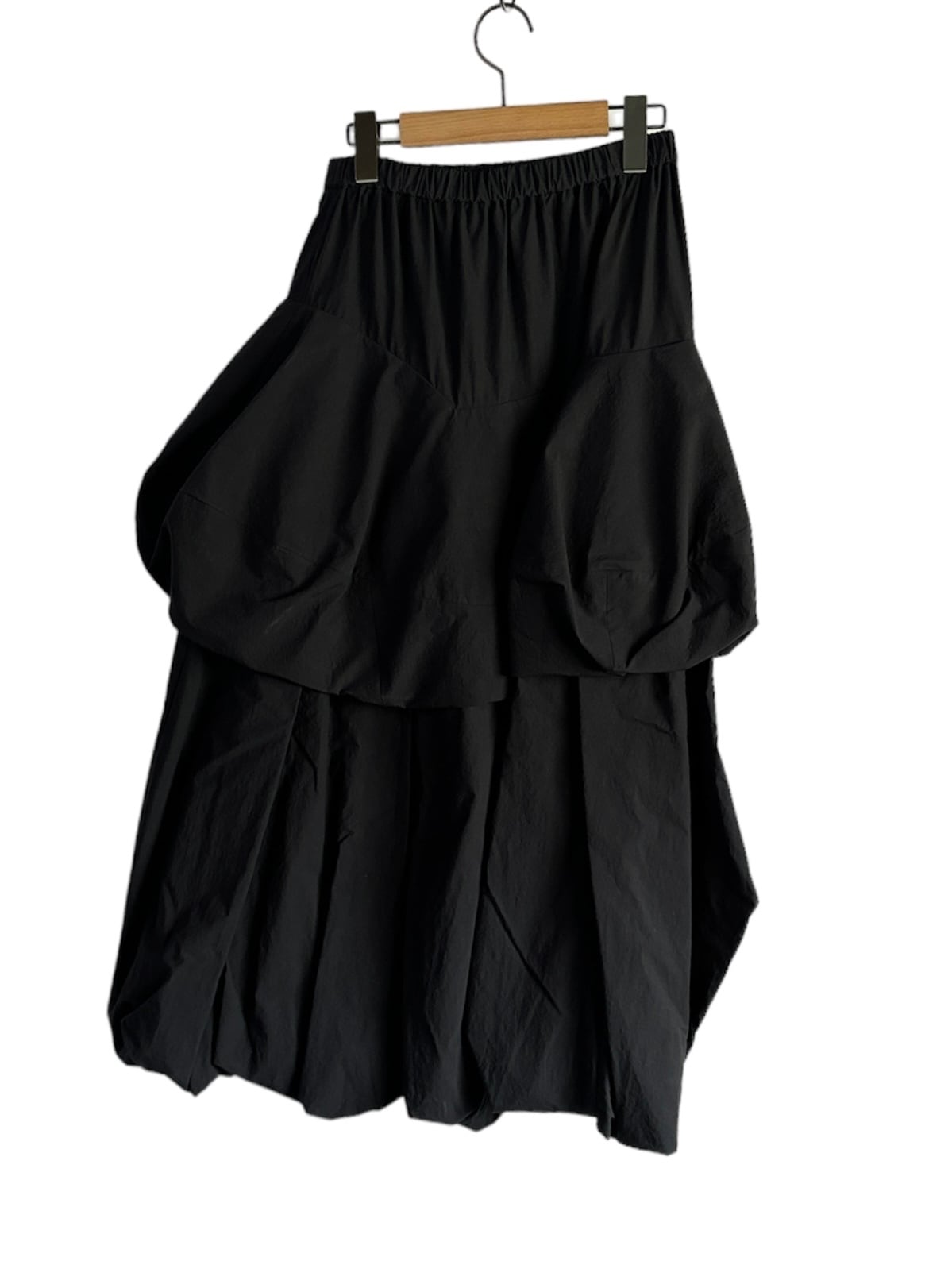 24SS】ENFOLD エンフォルド / SOLID WAVE TUCK SKIRT | TRENT 