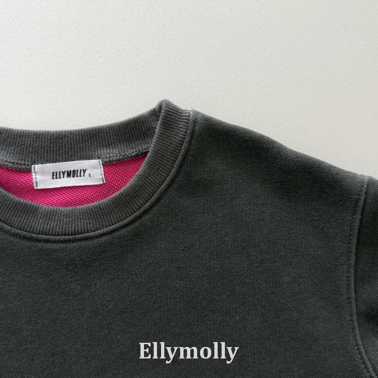 【取寄/韓国直送】Elly molly ラフツートーンダイングスウェット|秋服|韓国子供服|26/AT
