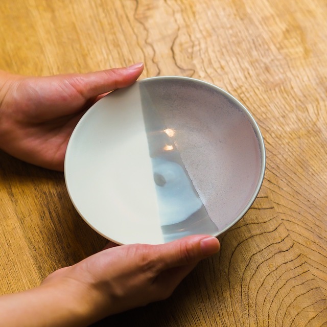 muutos plate 15cm ピンク／kobayashi pottery studio