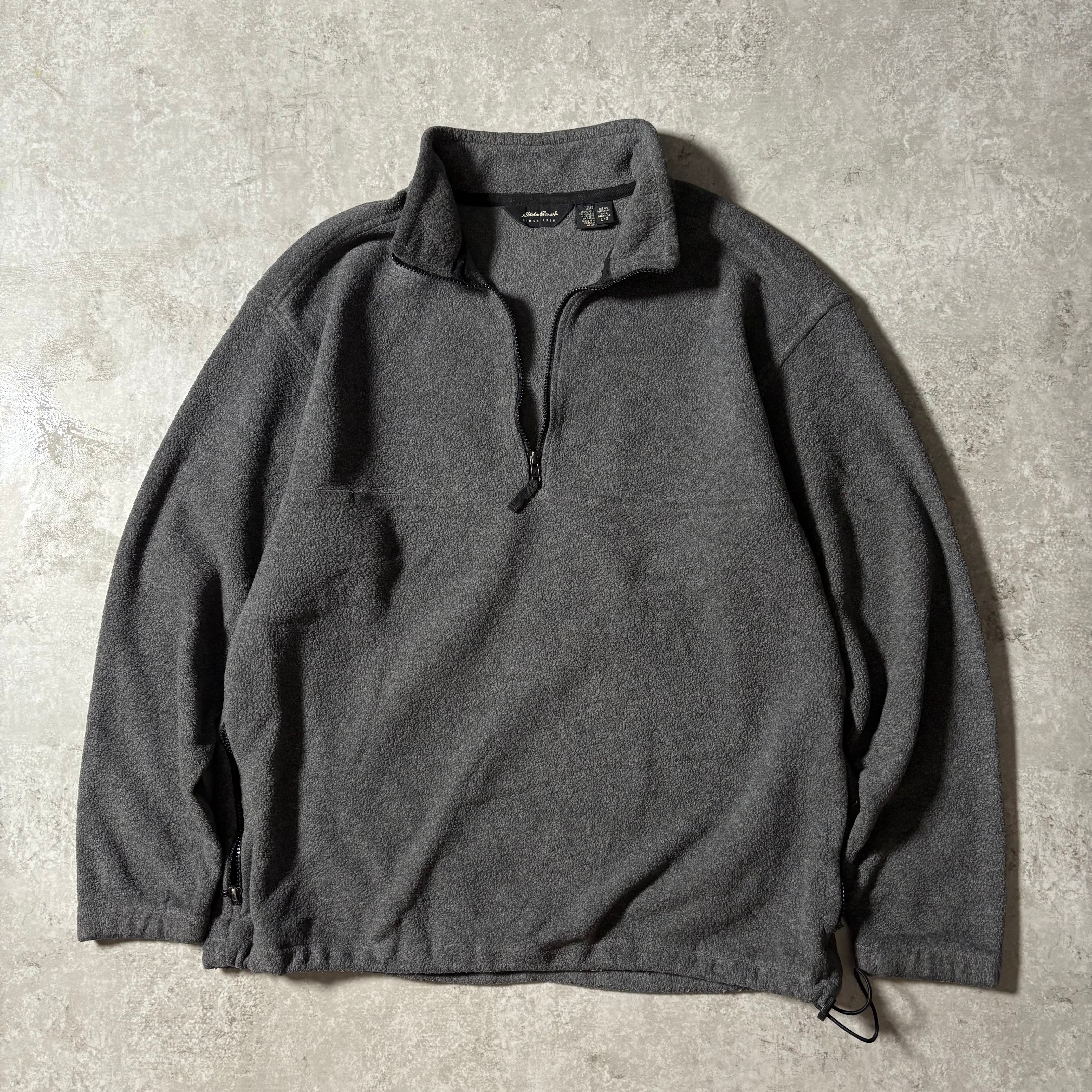 1990s “Eddie Bauer” Half Zip Fleece Jacket