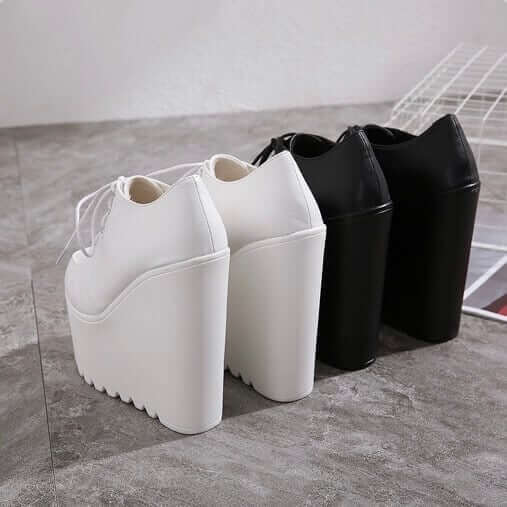 厚底ウェッジソールオックスフォード16cm全2色 | 厚底シューズ