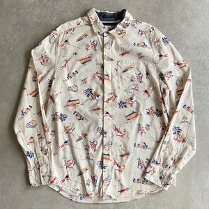 SEANJOHN  L/S  All-Print  Shirt   XL