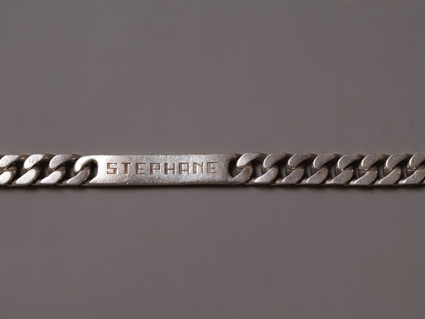 希少　1960s フランスヴィンテージIDブレスレット シルバー800 1960s French vintage ID Bracelet Silver 800 | The Boîte de Pandora
