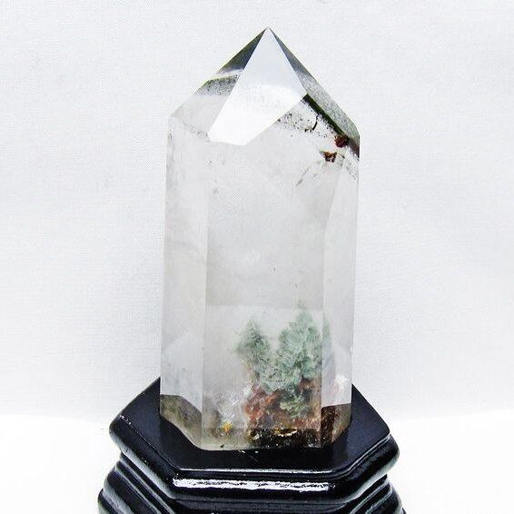 グリーンファントム 六角柱 台座付属 一点物 152-3829