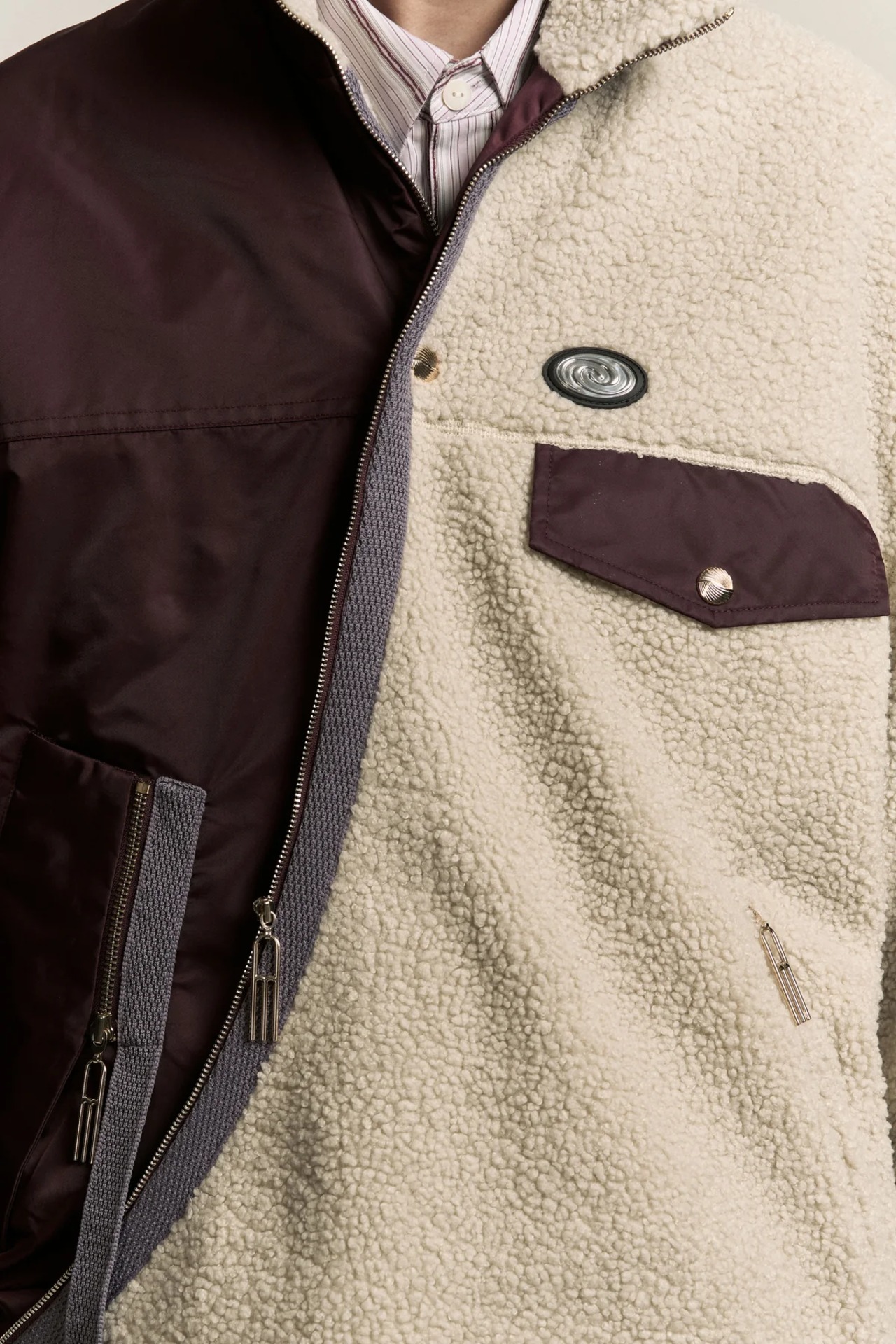 【25AW】NAMESAKE(ネームセイク) / NORTH TWIST FLEECE / ジャケット - 7