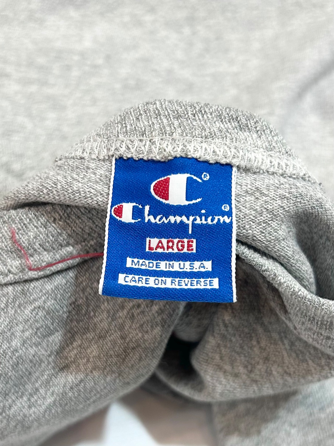 90s Champion "STENCIL PRINT" 88/12 Tee MADE IN USA Size L