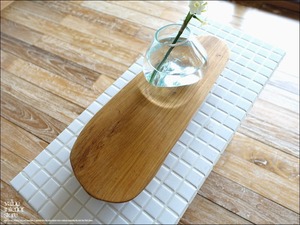 チーク無垢材 プリミティブトレイrfen/42cm ディスプレイトレイ 飾り台 花台 アクセサリートレイ 削り出し ペントレイ 一点物