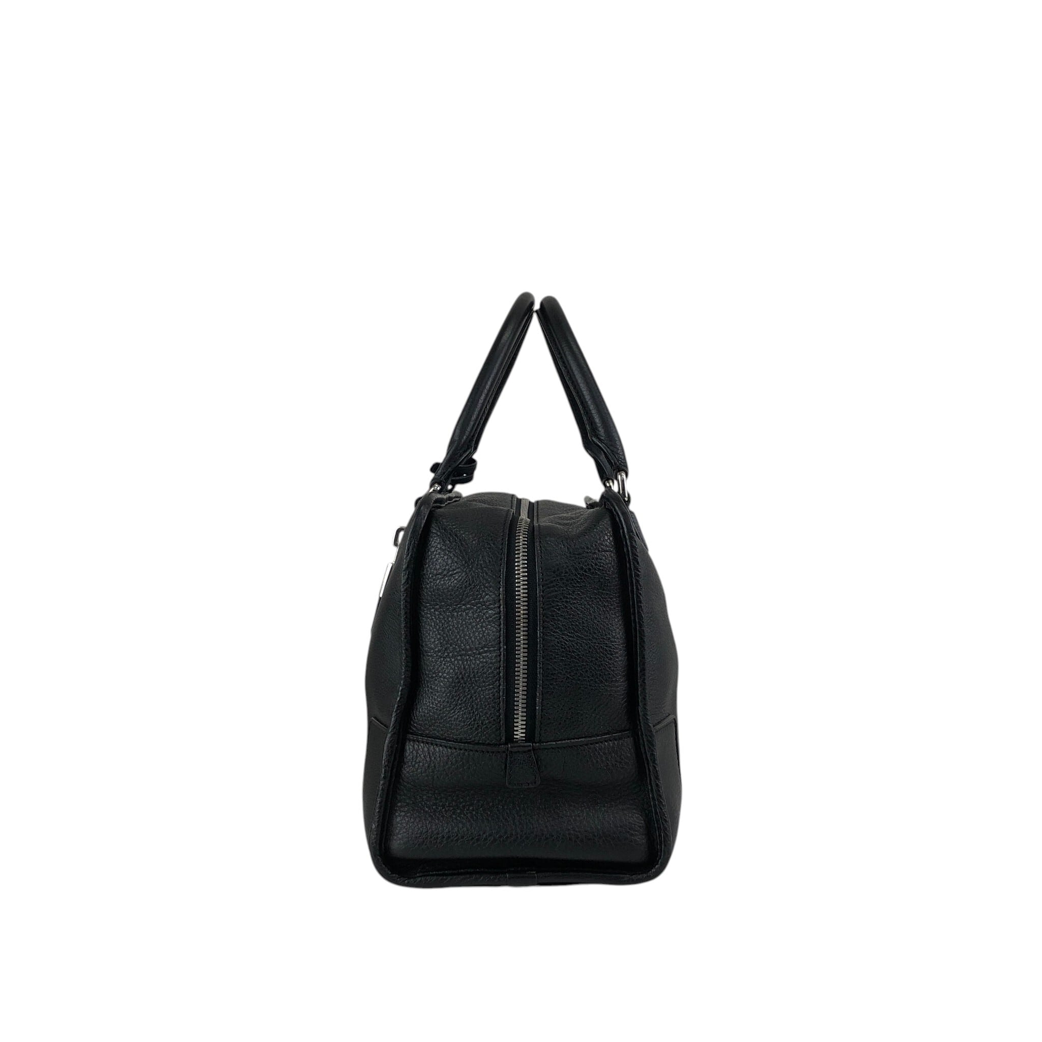 LOEWE ロエベ アマソナ36 ハンドバッグ ブラック アナグラム レザー