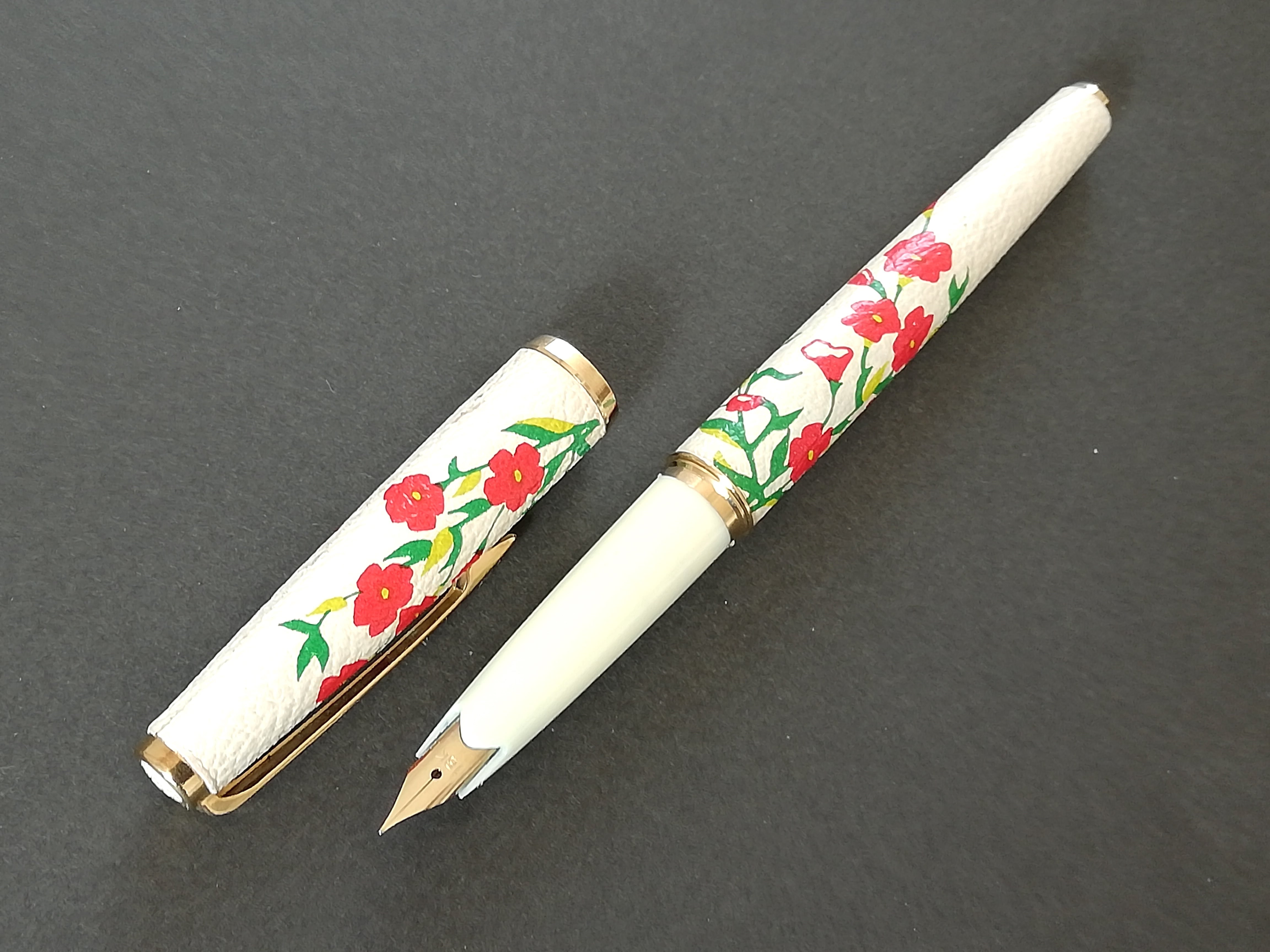 セット販売】'70s セーラー万年筆 レザー SAILOR LEATHER （細字） 18K