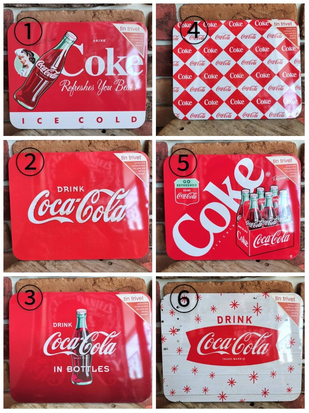 90s Coca Cola Puzzle Can Coaster Set | Pay ID